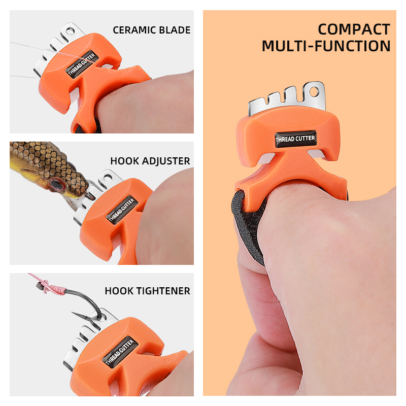 Multifunctional Ring Finger Cu - Fishing Line Cutter ulasan dan harga