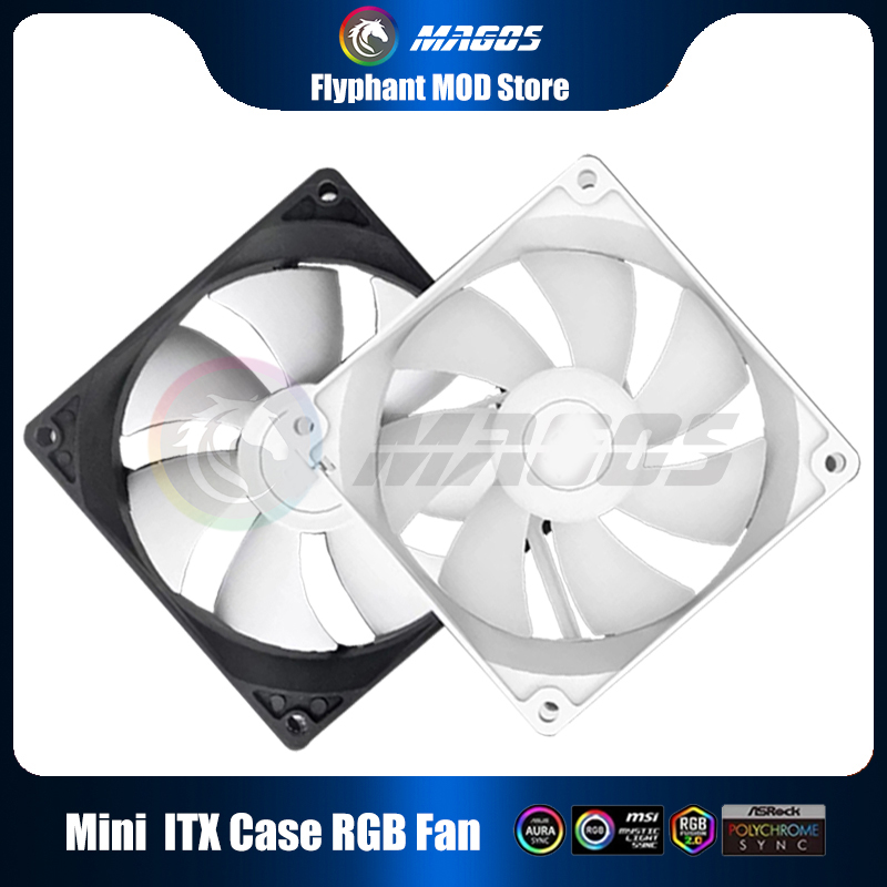 Mini ITX Case ARGB Fan 8cm 9cm - Fly Line ulasan dan harga
