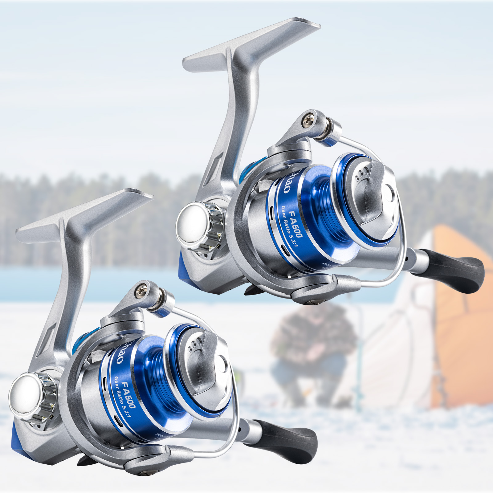 Goture New Ice Fishing Reels W - Ice Fishing Line ulasan dan harga