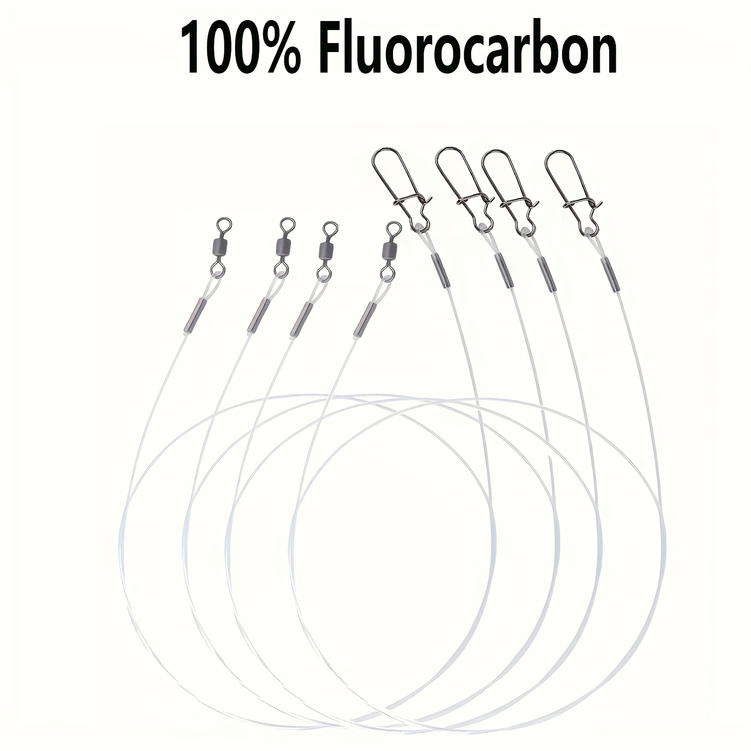 12Pcs 100% Fluorocarbon Fishin - Fluorocarbon Line ulasan dan harga