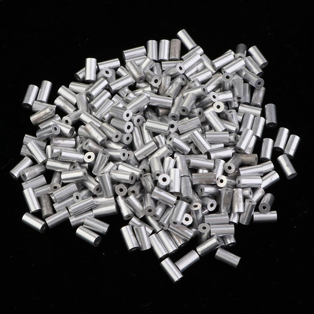 Fishing Wire Leader Crimps Alu - Monofilament Line ulasan dan harga