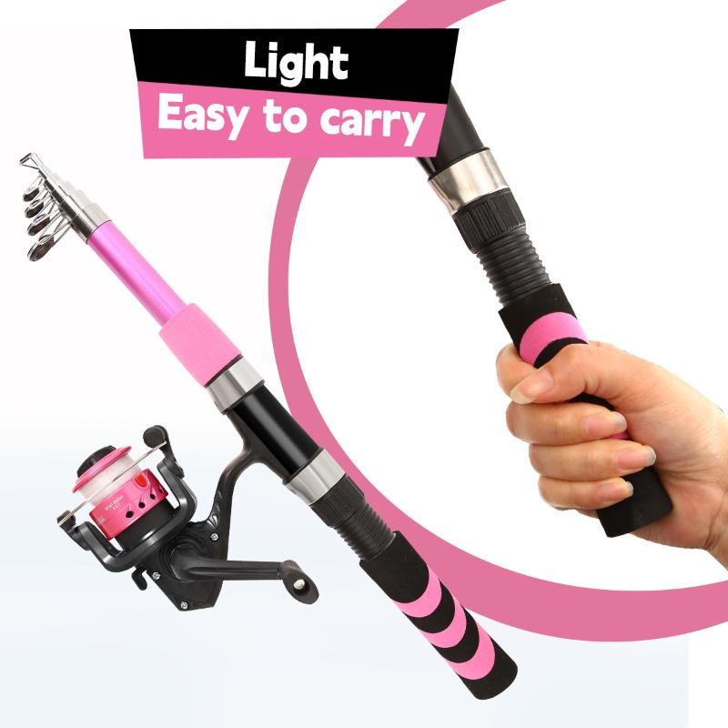 Kids Adult Beginner Fishing Ro - Freshwater Line ulasan dan harga