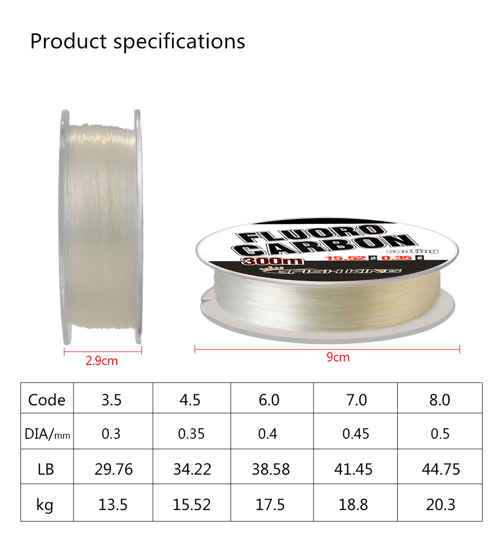 Full tank fluorocarbon fishing - Fluorocarbon Line ulasan dan harga