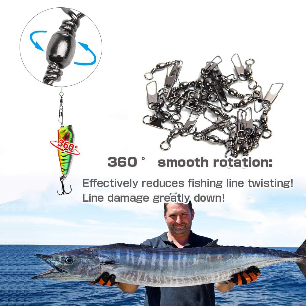 50Pcs Stainless Steel Snap Swi - Freshwater Line ulasan dan harga