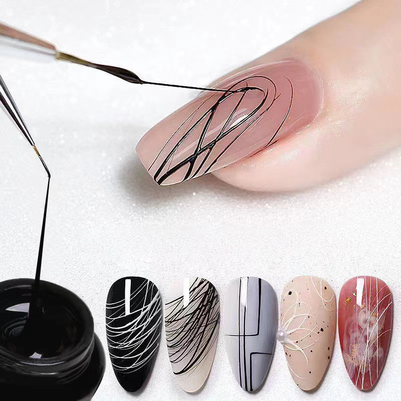 Nail Art Drawing Gel, Elastic  - Copolymer Line ulasan dan harga