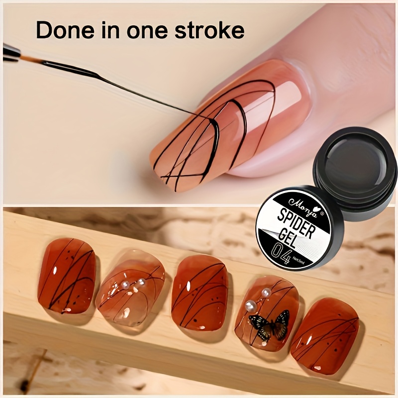 Nail Art Drawing Gel, Elastic  - Copolymer Line ulasan dan harga
