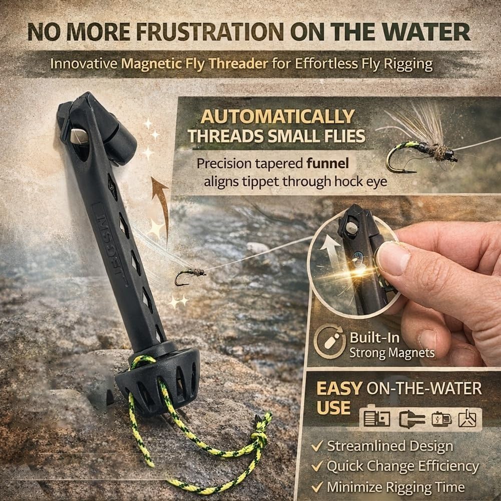 Portable Magnetic Fly Threader - Fishing Line Winder ulasan dan harga