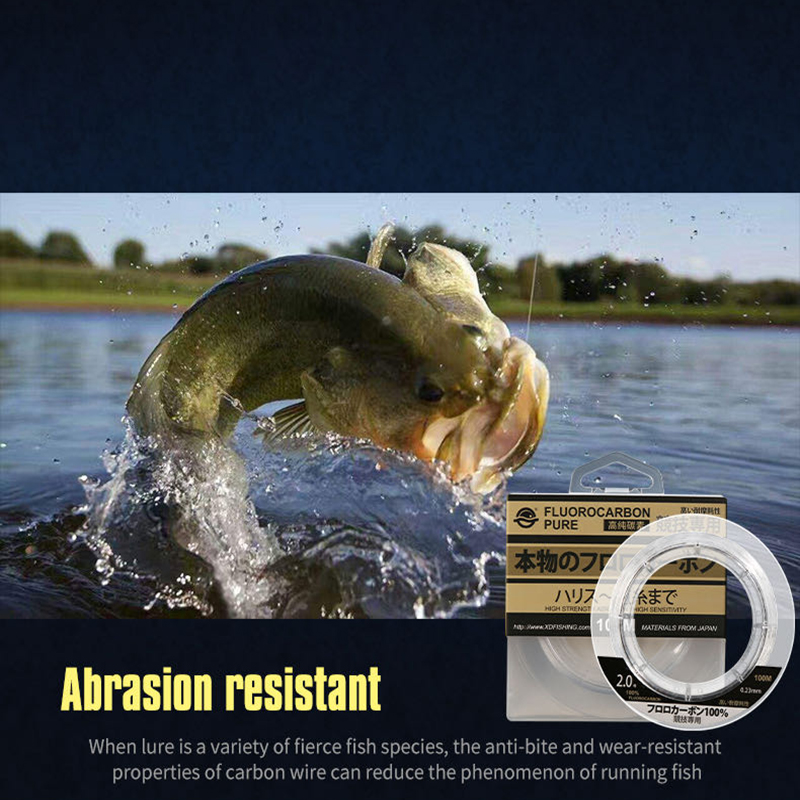 99% Fluorocarbon Fishing Line  - Fluorocarbon Line ulasan dan harga