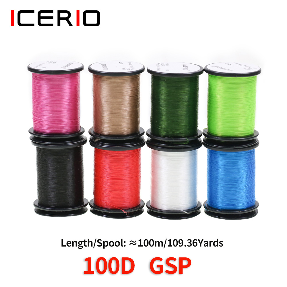 ICERIO 2PCS 100D GSP Fly Tying - Ice Fishing Line ulasan dan harga