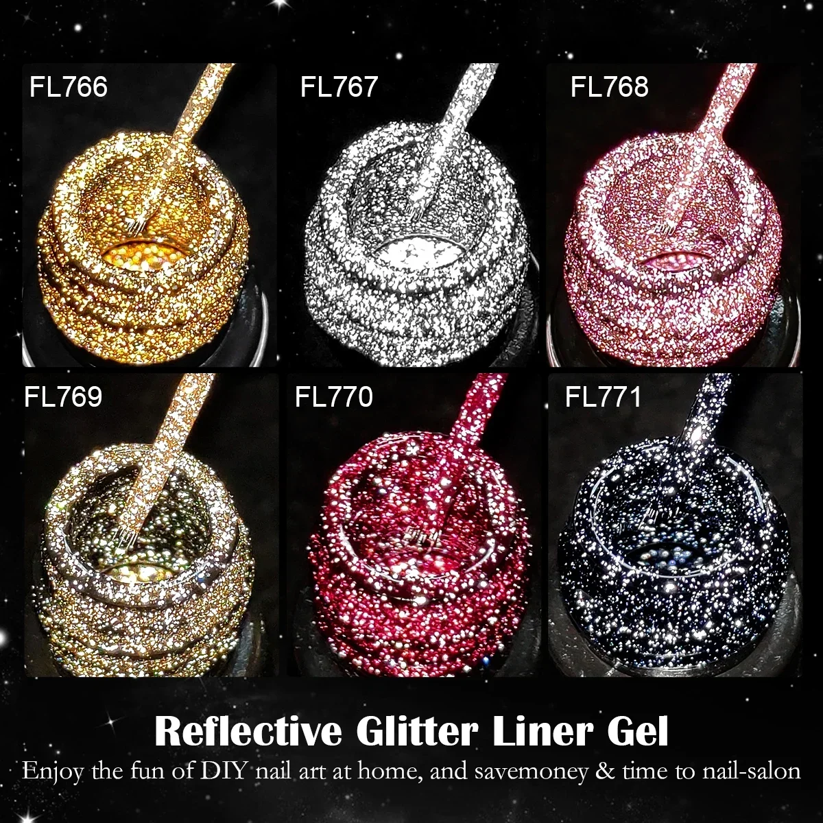 7/9/10/13pcs Gold Silver Refle - Copolymer Line ulasan dan harga