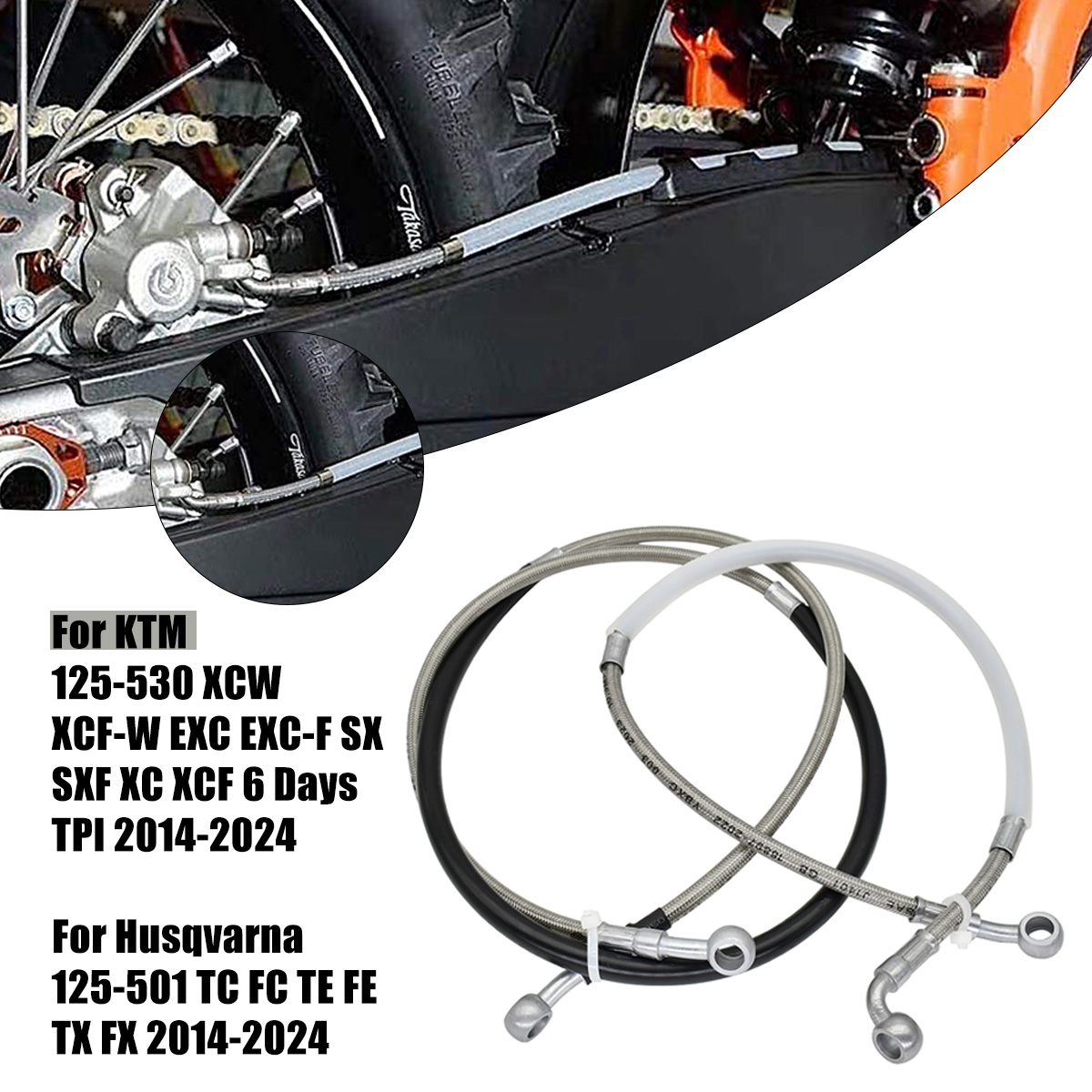 Front Rear Hydraulic Brake Lin - Braided Line ulasan dan harga