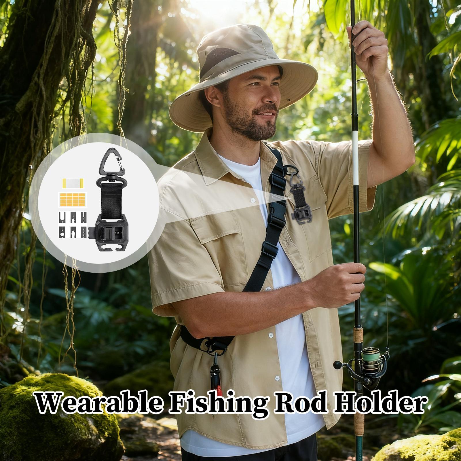 Wearable Fishing Rod Clips Hol - Saltwater Line ulasan dan harga