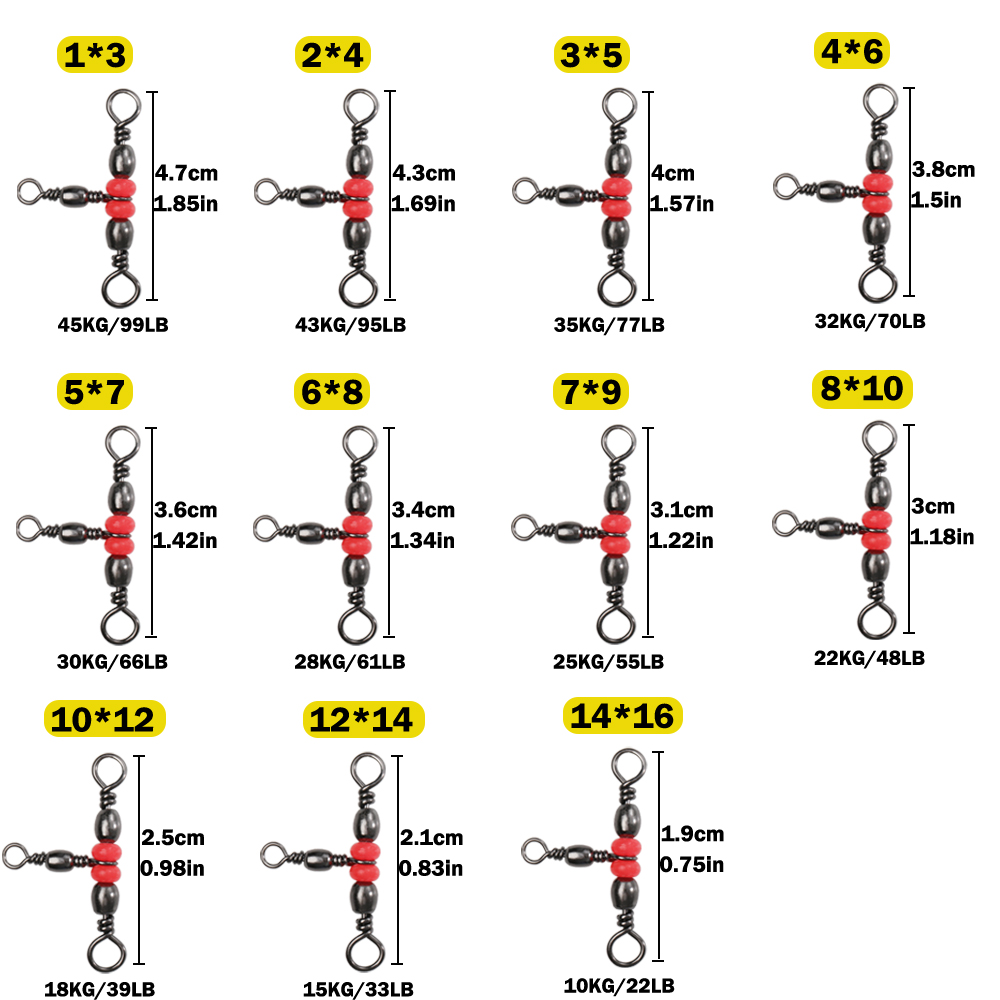 Triple Barrel T-Swivel Fishing - Freshwater Line ulasan dan harga