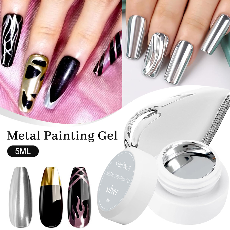 Metallic Painting Gel Chrome G - Copolymer Line ulasan dan harga