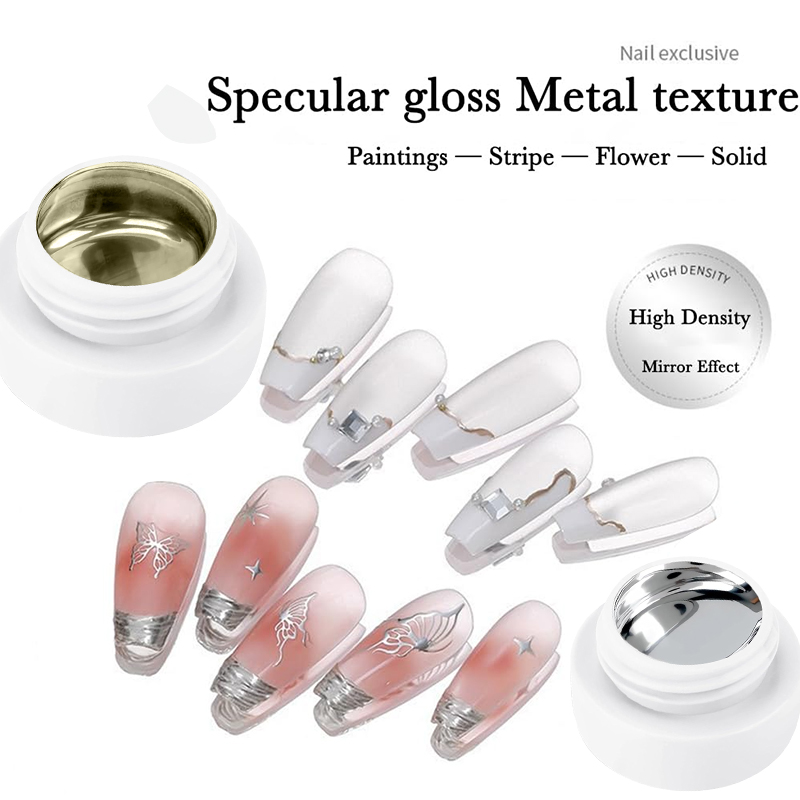 Metallic Painting Gel Chrome G - Copolymer Line ulasan dan harga