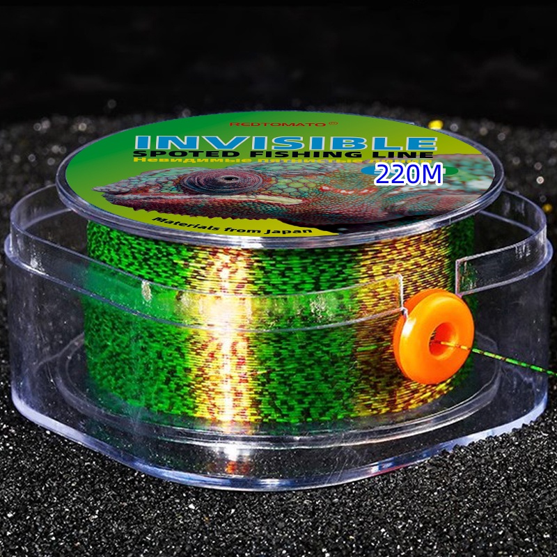 220 Meters Spotted Line Fluoro - Fluorocarbon Line ulasan dan harga