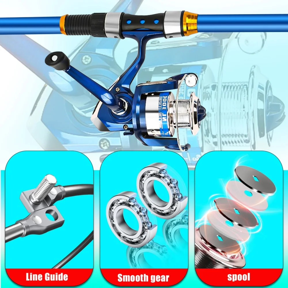 2.1-3.6M Telescopic Glass Fibe - Freshwater Line ulasan dan harga