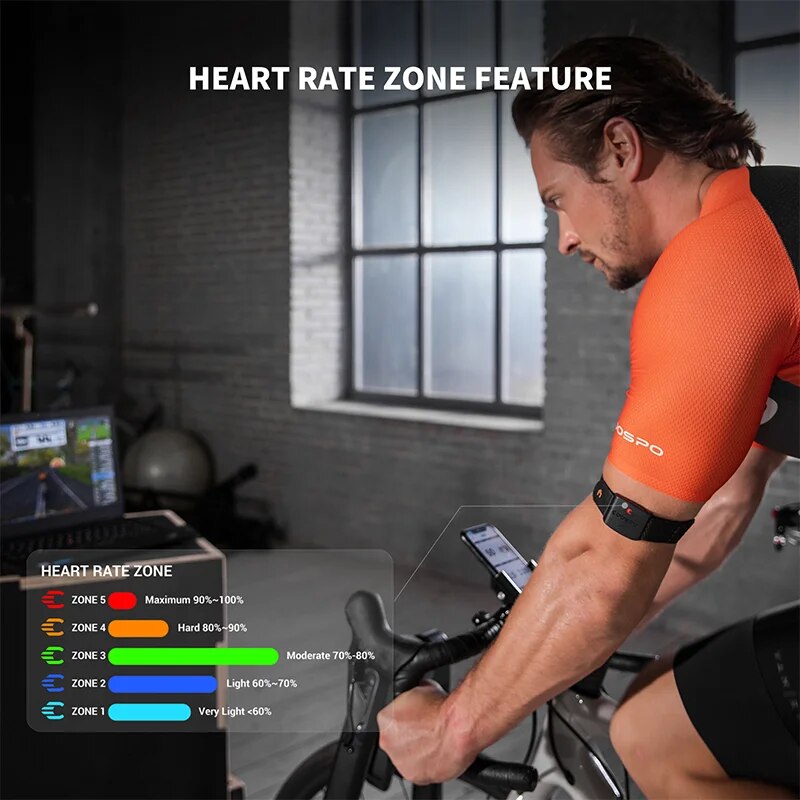 COOSPO HW9 Armband Heart Rate  - Ice Fishing Line ulasan dan harga