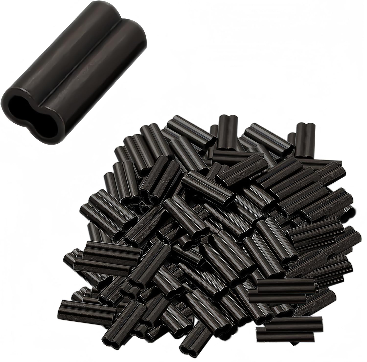 Copper Double Barrel Crimp Sle - Leader Line ulasan dan harga