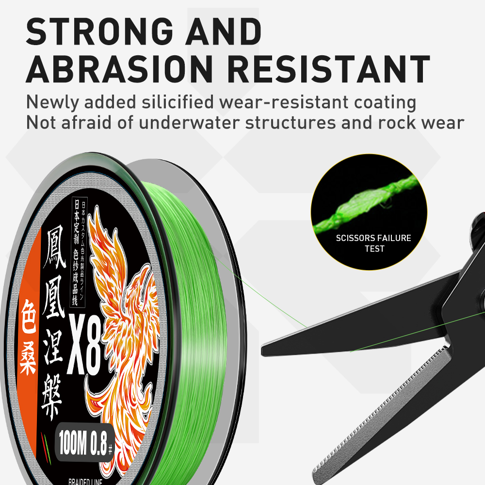 ZUKIBO Phoenix 8 Strand PE Bra - Ice Fishing Line ulasan dan harga