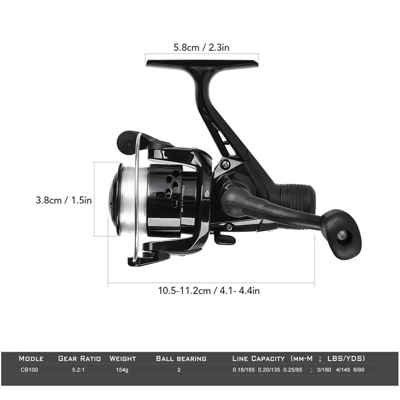 BRAVMAK 2.1/ 2.3 mTelescopic F - Fishing Line Spooler ulasan dan harga