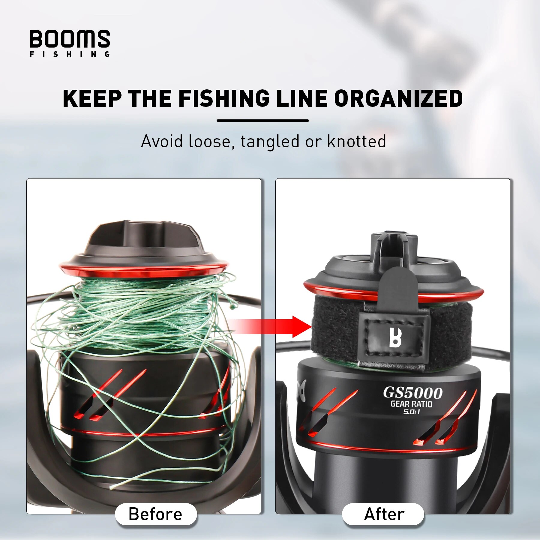Booms Fishing SB1 4Pcs Spinnin - Fishing Line Spool ulasan dan harga